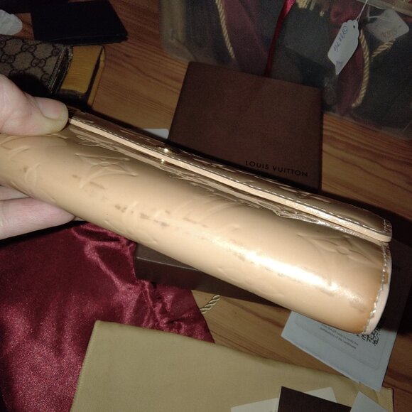 Louis Vuitton Embossed Monogram on Vernis Leather - Nude - Picture 8 of 11